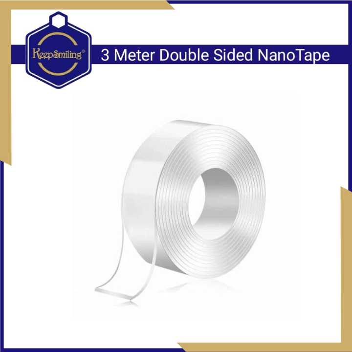 Keep Smiling  3 Meter Double Sided Adhesive Nano Tape Transparent