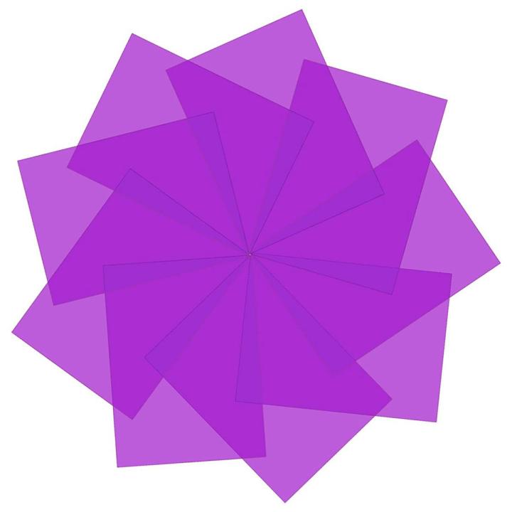 9 Piece Gel Light Filter Color Correction Colored Overlays Film Lighting Gel Filter for Film,Video,Photo,Stage (Purple)