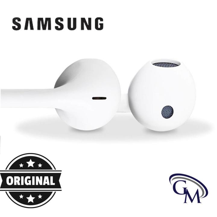 Samsung handfree original universal for pubg gaming calling buffering best quality earphone white - Headsets - In-Ear Headphones