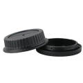 Lens Back Cap + Camera Body Cap Pair For Canon DSLR Cameras. 