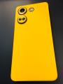 Tecno Camon 20 / Camon 20 Pro Back Skin Carbon | Back Skin  | Yellow Color | All Color Back Skin. 
