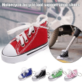 Creative Bicycle Side Stand Canvas Shoe Decoration Standing Foot Accessories DIY Motorcycle Parts Decorative Bicycle Foot Support Foot Cover. 