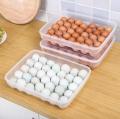 24 Egg Storage Box!  24-Grid, Egg Organizer, Egg Holder, egg tray, refrigerator egg container, Egg case, dozen egg keeper, Fridge container, egg carton, multi-grid egg storage, kitchen Egg dispenser.. 