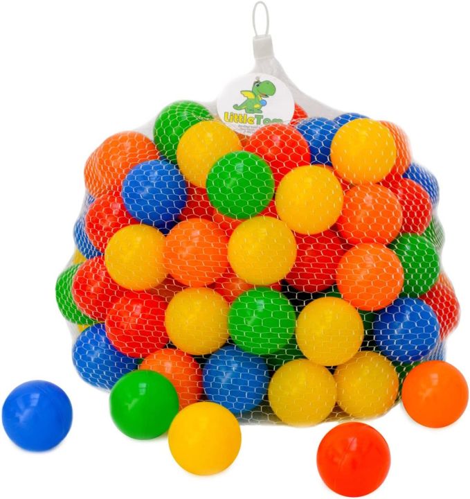 Balls Pack Of 5,10 , 25, 50, And 100 Soft Plastic Tent Balls For Kids Toddlers Swimming Pool Balls Play Tent Balls Crush Proof Multicolor