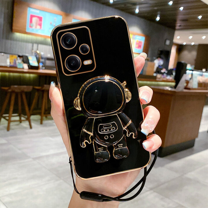 For%20Xiaomi%20Redmi%20Note%2012%20/%20Note%2012%20Pro%20/%20Note%2012S%20Back%20Cover%20with%20Lanyard%20+%20Cartoon%20Astronaut%20Folding%20Stand%20Luxury%206D%20Plating%20Square%20Bumper%20Phone%20Case%20Shiny%20Soft%20Silicone%20Full%20Camera%20Protection%20Cases%20Pouch%20-%20Image%202