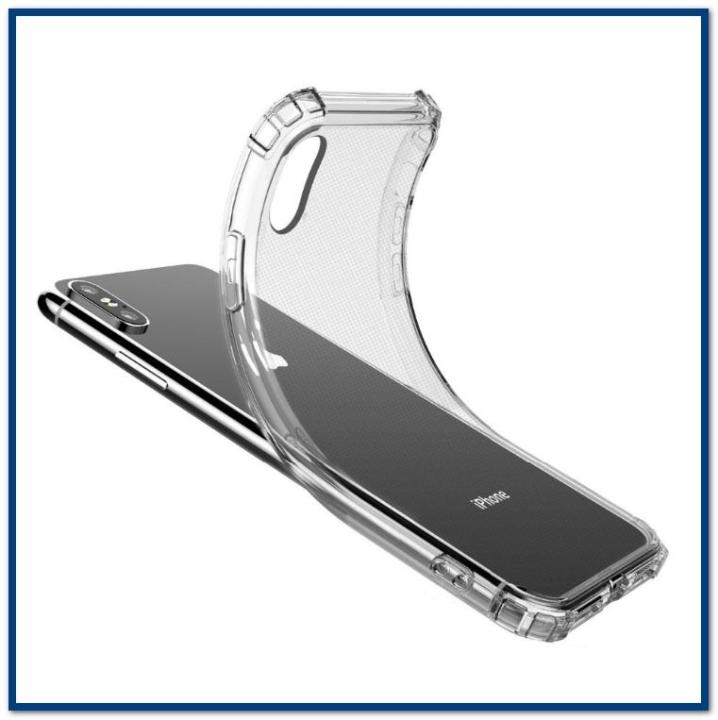 For%20iPhone%20X%20/XS%20Airbag%20Case%20Clear%20Acrylic%20Shockproof%20Transparent%20Silicone%20TPU%20Back%20Case%20-%20Image%205