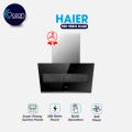 HAIER HOOD HCH-9501S BLACK  STRONG AIR FLOW  MOTION SENSOR  HAND GESTURE WITH 5 YEARS BRAND WARRANTY. 