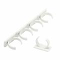 4 Wall Mount Home Kitchen Storage Rack Ingredient Spice Plastic Clip Rack Organizer Accessories Jars Spice Holder Tools. 
