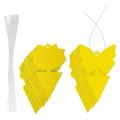 20Pcs Sticky Trap,Fruit Fly and Gnat Trap Yellow Sticky Bug Traps for Indoor/Outdoor Use Insect Catcher for White Flies. 