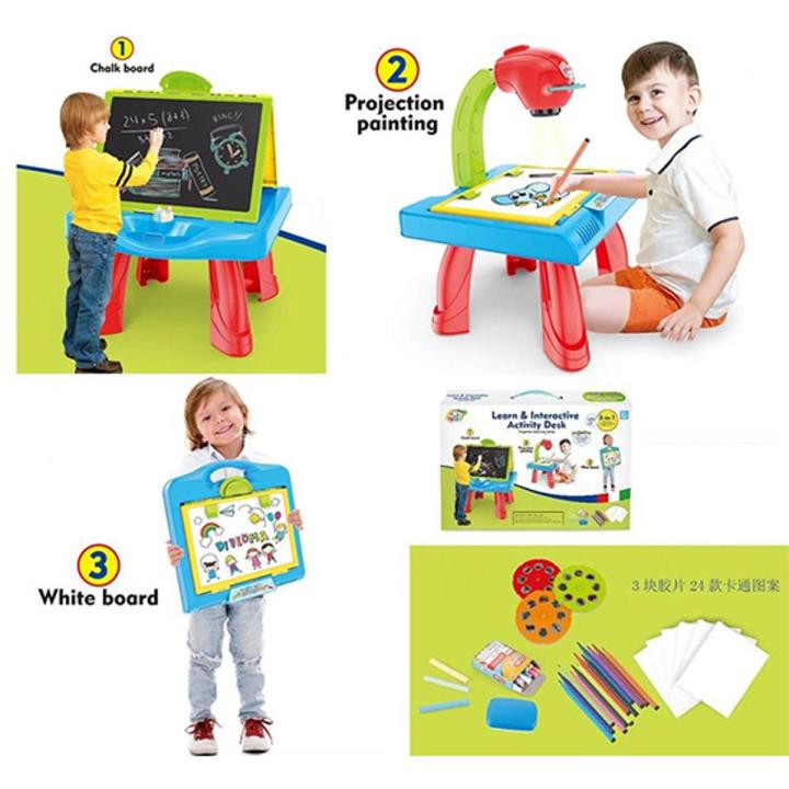 Learn And Interactive Activity  Desk - 3 IN 1