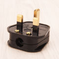 13 Amp 230V UK 3 Pin Heavy Duty Rubber Body Rewirable Plug. 