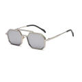 Mirror Lens Sunglasses Designer Double Beam Luxury Sun Glasses Unisex Large Frame Eyewear for Outdoor Travel Fashion Accessory UV Protection Men & Women. 