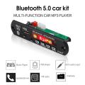 New! [6W Amplifier+BT 5.0+LCD Screen+Handsfree Mic+Recording] DC 5V Wireless Bluetooth 5.0 MP3 Decoder Board Audio MP3 Player Module With 2*3W Speaker LCD Screen Handsfree Mic Recording USB U Disk TF FM Radio 3.5mm Aux Line-in MP3 WAV WMA Function. 