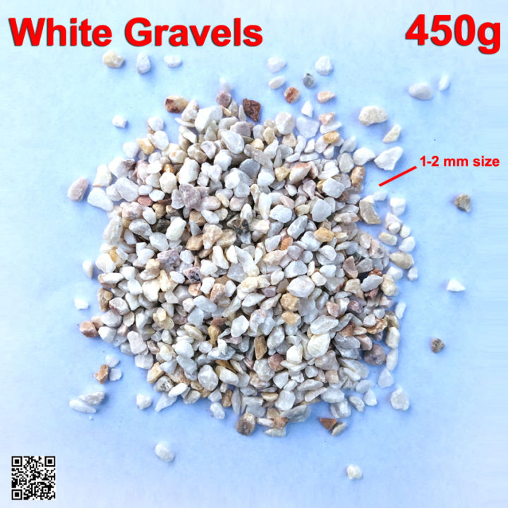 White Small Size Gravel Stones for Decorations Of Garden Yard, Plants And Fish Pots Aquarium