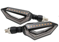 Full Plastic Covering with Flexible Rubber grips Indicators/ blinker with DRL Lights for All Motorcycles & Bikes – Best LED Signal Lights & Turn Indicators specially For bikes 70cc,125cc. 