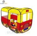 Big Pop Up Tent House For Kids Large Size 140cm 97cm 73cm School Bus Shape. 