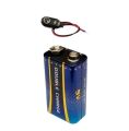 ORIGINAL HIGH POWER BATTERY 9V  DOUBLE CHARGE & POWER PLUS HEAVY DUTY WITH BATTERY CLIP. 