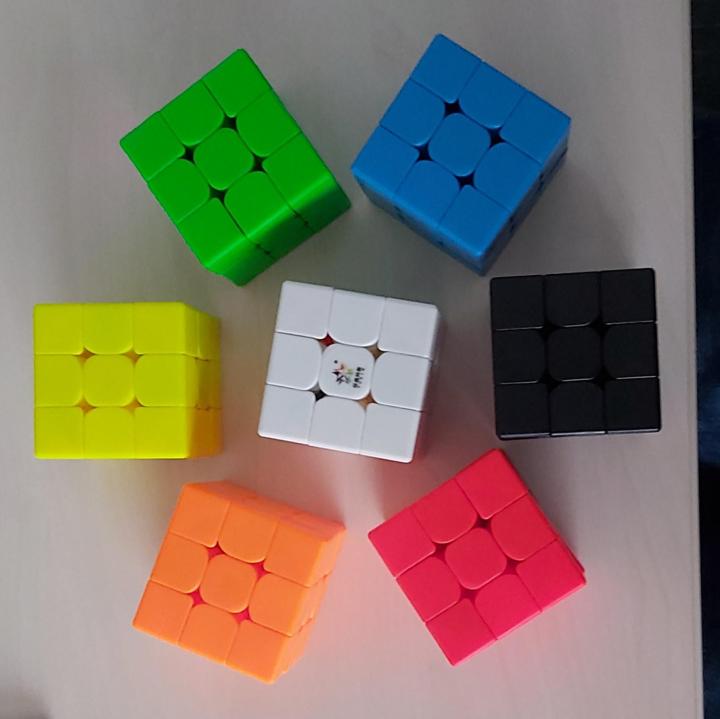 3x3 Force Cubes One Color Rubix Cubes Best Budget 6 Pieces Handmade Qy Toys