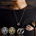 Silver/Gold Creative Astronomical Ball Necklace Armillary Sphere Necklace Men Couple Pendant 12 Constellation and 8 Planet Totem. 