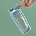 500ml Sport Shaker Bottle with Lid Flip Cover Precise Scale Leak-proof Protein Shakes Water Bottle Outdoor Activities Mixing Cup Small. 