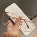 Fashion Clear Glasses Metal Frame Glasses Girls Student EyeGlasses Blue Light Blocking Eye Glasses Women Computer Glasses. 