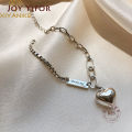 925 Sterling Silver LOVE Heart Pendant Bracelet For Women Trendy Thai Silver English Letter Tag Party Jewelry Gifts. 