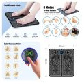 EMS Foot Massager Electric Mat Portable Folding Feet Massage Pad Muscle Stimulation Improve Blood Circulation Body Slimming Relieve PainFeet Therapy Machine for Home and Office Best Quality EMS Foot Massager. 