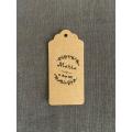 Brown Gift Tags with String Kraft Paper Card, 100pcs 7x4cm Luggage Tag Labels Craft Price Tags with Free 30 Meter Soft Twine Jute DIY (Brown). 