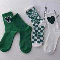 Leisure and beautiful heart shaped love sports socks Cute and comfortable socks Men and women's sports leisure pure cotton. 