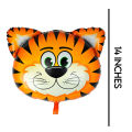 14 Inches Jungle Safari Animals Balloons, Mylar Foil Balloon Kits For Animal Themed Kids Birthday Party Decorations,Multicolor. 