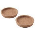 IKEA Coaster IKEA Cork Coaster Round Cork Coaster Tea Mug Cork Coaster Pack of 2 Size 9 cm. 