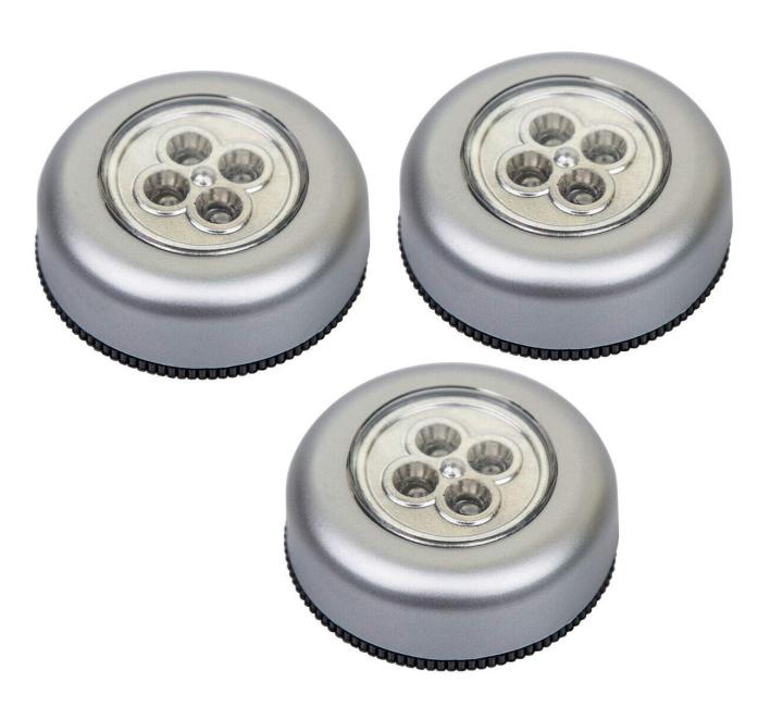 LED Touch Self Stick and Click Lights Push On/Off Light Battery Operated