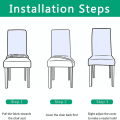 Dining Room Chair Covers- Pack of 8- Slipcovers for Dining Chairs. 