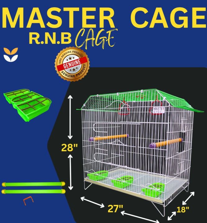 Cages for birds\ sarib and  master cages R.N.B. (Ring Neck Breeding )size 28' * 27" 18 cage