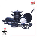 SK Gift Pack Turquoise Non-Stick Cookware Set. 