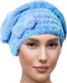 Bear Coral Fleece Thicken Quick Dry Hair Hat Towel Water Absorption Shower Cap. 