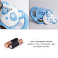 Little Star Cute Panda Face Ride on Car with Under Seat Storage, Push Car For Toddlers with Melody Horn & Flash Light Steering, Baby Cartoon Car Four Wheel Buggy Suitable for 1 year and above children for both Outdoor & Indoor Fun Play & Development. 