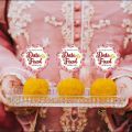 Customized Date Fixed Toppers, Perfect for cupcakes, cakes, and more.. 