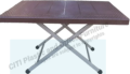 Foldable Plastic Table with 1 Fork and 4 to 6 Seat Plastic Chairs. 