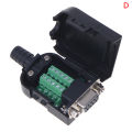 【NEW】 DB9 Connector Male Female 9 Pin Plug Wire Sleeve RS232 RS485 Breakout Terminals. 