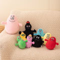 Cute Barpa Barbapapa Doll Plush Toys Cartoon Doll Pillow and Blanket Dual-Use Prize Claw Doll. 