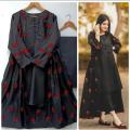 Trendy stitched shamose silk 3pc dress for women and girls. 