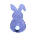 4pcs/Set Easter Bunny Cutlery Holder Handmade Festive Easter-Themed Bunny Cutlery Holder Home Decor Felt Easter Cutlery Holder for Easter Parties Home Decoration Kitchen Accessories Dining Table. 