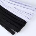 Thin sewing elastic band wide white or black high elastic flat rubber band, waist band, thin belt sewing garment accessory 2 meter each. 
