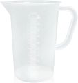 1 liter Measuring Jug, - Polypropylene for Baking Beaker Liquid Measure Jug Cup Container. 