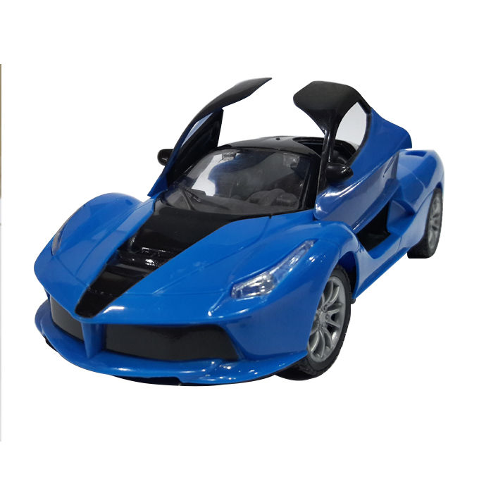New RC Ferrari Door Open Four Channel For Kids Blue