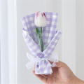 Artificial Soap Tulip Flower Bouquet For Valentine'S Day Wedding Proposal Decor Mothers' Day Gift   Flower Birthday Gift Present Gifts. 