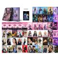 55pcs/box Kpop Idol BLACKPINK Laser Photocards Album Hologram Lomo Cards Flash Gradient Postcards BLINK Gift. 