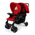Alloy Foldable Baby Stroller Pram For Newborn Sky Baby Twin Baby Stroller S-738. 