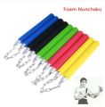 Premium Nunchaku Martial Arts Training – Foam Grip Nunchucks with Stainless Steel Chain | Fitness & Self Defense Equipment | Steel Nunchuks Nanchaku Nanchucks Nanchaks Martial Art Gear for Practice. 